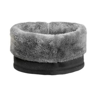 Imagem de Cachecol Térmico Unissex De Fleece Polar, Protetor De Pescoço À Prova 