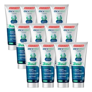 Imagem de Kit 12 Pasta de Dente Gel 90g Oxypro Combate Manchas Creme Dental Dent