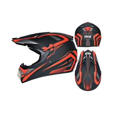 Imagem de Capacete De Segurança Certificado DOT Unissex Para Motocross, Biciclet