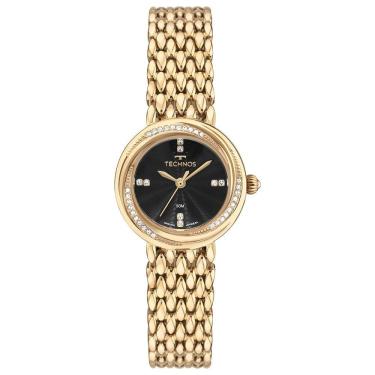 Imagem de Relógio Technos Feminino Mini Joia Dourado - 2035nbl-1p