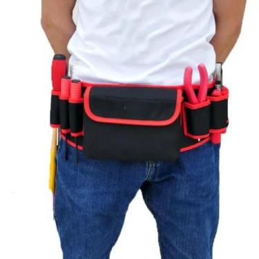 Imagem de Cinturão Porta Ferramentas Ajustável Reforçada Cartucheira - Yeet