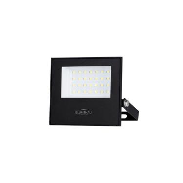 Imagem de Refletor Blumenau Led Play 30w Preto Bivolt 6500k Luz Branca