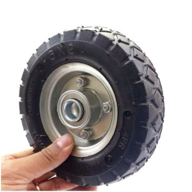 Imagem de Pneu 6x2 Com Câmera De Ar E Aro Com Rolamento 4 Lonas