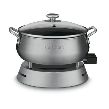 Imagem de Panela Elétrica com Acessórios para Fondue Inox 127V Prata Cuisinart - CFO-50CBBR
