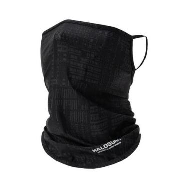 Imagem de Máscara Protetora Facial De Verão Fina E Respirável Em Seda Gelada Com