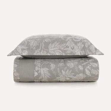 Imagem de Colcha Solteiro com Porta-travesseiro Algodão Morgan Karsten, U