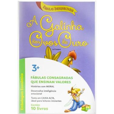 Imagem de Livro Infantil Ilustrado Fábulas Inesquecíveis 20X13,5CM 8 Páginas Pac