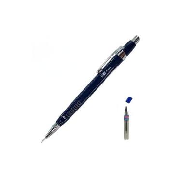 Imagem de Kit Lapiseira 0.7mm com 12 grafites Cor Lapiseira:Azul - KAZAN