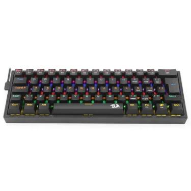 Imagem de Teclado Mecanico Fizz Redragon Preto Switch Azul K617-r-b