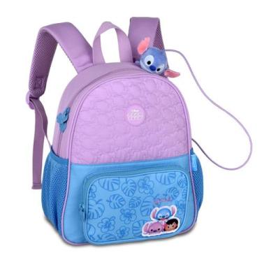 Imagem de Mochila De Costas Creche Stitch Meninas Passeio Infantil - Clio Style,