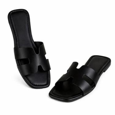 Imagem de Sandália Rasteirinha Feminina Confortável Moderna Casual 34 ao 40 - Vi