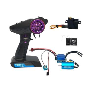 Imagem de Kit Combo Brushless: Motor, ESC, Receptor E Servo RC Para Carros MJX H