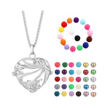 Imagem de Colar Difusor De Óleos Essenciais Para Aromaterapia, Design Gaiola De 