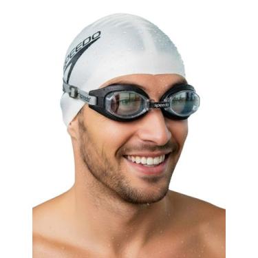 Imagem de Kit Óculos e Touca Silicone Natação Swim Freestyle Speedo -, Fume, Bra