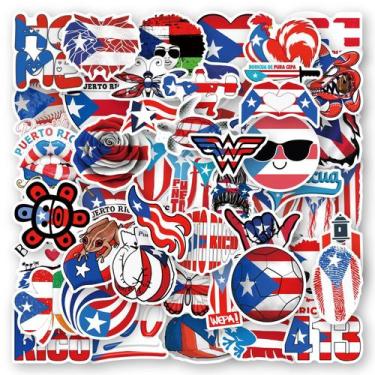 Imagem de Adesivos de vinil impermeável de Porto Rico, anime, 50 unidades - yiwe