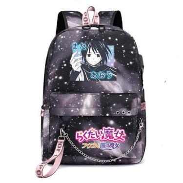 Imagem de Mochila Anime School Bag Witch Kids Children Oxford 44cm - Yiweisai