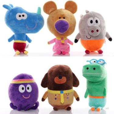 Imagem de Conjunto de bonecas de pelúcia Animals Cartoon Lovely Girl 6 unidades 