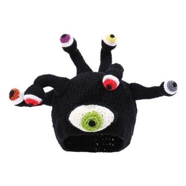 Imagem de Chapéu de cosplay Octopus Singles Eyes Warm Soft Yarns para adultos - 