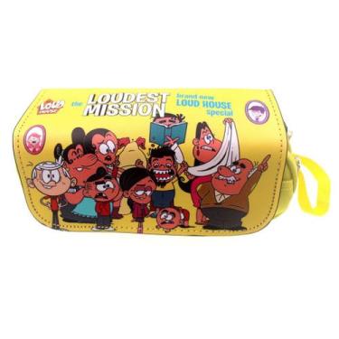 Imagem de Estojo de lápis Loudest Missions Cartoon Anime Bolsa de lápis grande -