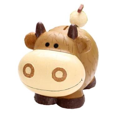Imagem de Cofrinho de gado de resina Zodiac Coin Bank para meninos 800g - yiweis
