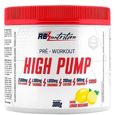 Imagem de Pré-treino High Pump Abs Nutrition Suplemento Academia 300g-Unissex