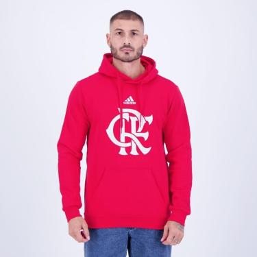Imagem de Moletom Adidas Flamengo DNA Vermelho-Masculino