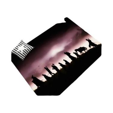 Imagem de Tapete Retro Antiderrapante L-Lords Game Rings Para Corredor, Sala De 