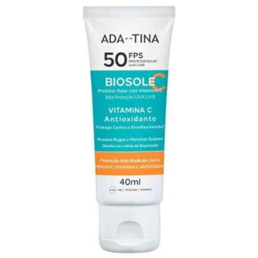 Imagem de Protetor Solar Facial Clareador Ada Tina Biosole C FPS50 40ml-Unissex