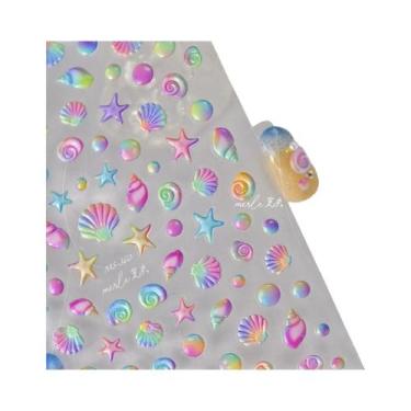 Imagem de Adesivos Decorativos Para Unhas Em Forma De Bolha De Gato Brilhante 5D