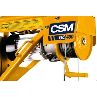 Imagem de Guincho De Coluna 400 Kg 1,25Cv IV Pólos Trifásico CSM