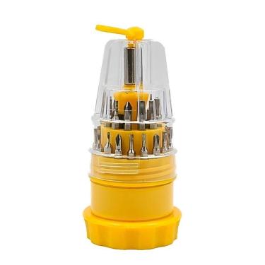 Imagem de Kit Chaves De Precisão 31 Em 1 Com Cabo Emborrachado – Ideal Para Eletrônicos E Reparos Delicado Consertos