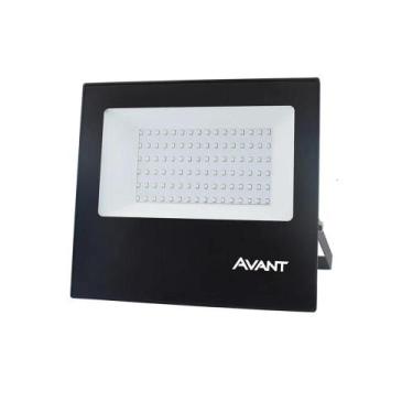 Imagem de KIT 2 Refletor De Led Slim 100w 3000k Bivolt Avant