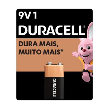 Imagem de Bateria 9v Alcalina Duracell - Cartela Com 1 Unidade
