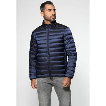 Imagem de Jaqueta Puffer Gola Alta Azul Escuro-Masculino