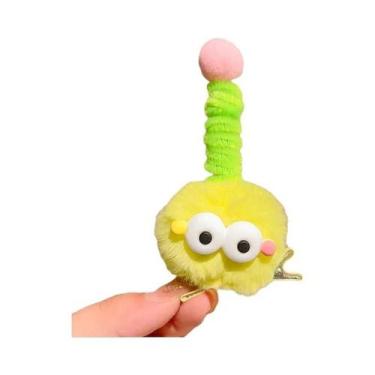 Imagem de Clipes De Cabelo De Monstro De Olhos Grandes Em Pelúcia Para Mulheres 