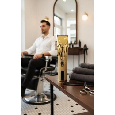 Imagem de Máquina Cortar Cabelo Profissional Dourada 150 Min - Congratulations S