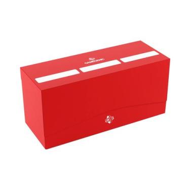 Imagem de Triple Deck Holder 300+ XL Para Cartas Pokemon Magic Vermelho - Gamege