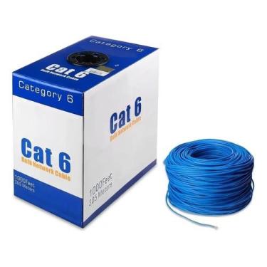 Imagem de Cabo De Rede Cat6 300 Metros Ethernet Lan Giga 10/1000 MFL - Congratul