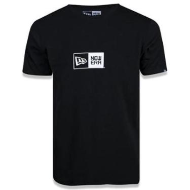 Imagem de Camiseta New Era Masculina Básica Logo Box Branded Preta-Masculino