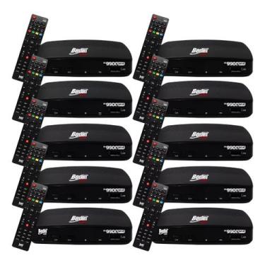 Imagem de 10 Receptores Full Hd Sat Hd Regional Bs9900 S - Bedin Sat Preto