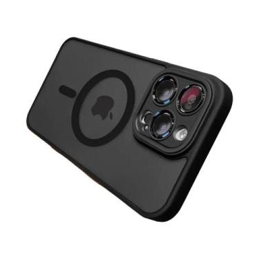 Imagem de Capa Magnética Translúcida Fosca Magsafe Para iPhone 16 pro Max 15 14 