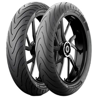Imagem de Kit Pneus Michelin 110/70 R17 + 140/70 R17 Pilot Street Cb 300/twister