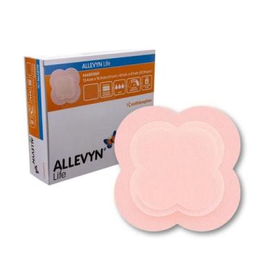 Imagem de Allevyn life 15,4cm x 15,4cm - smith & nephew - 66801069