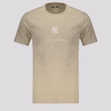 Imagem de Camiseta New Era MLB New York Yankees Classic Bege-Masculino