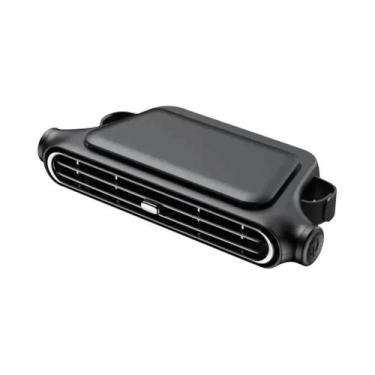Imagem de Ventilador De Carro Recarregável USB Sem Lâminas Para Encosto De Cabeç