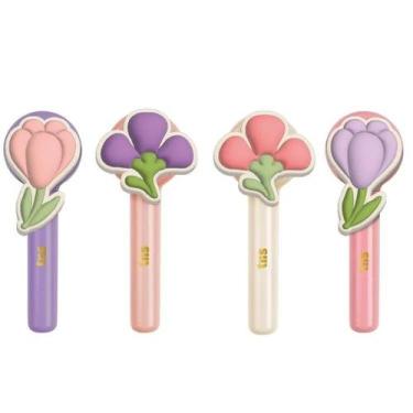 Imagem de Tesoura Florita Tris Holic - Mini Tesoura com Capa Floral, Rosa