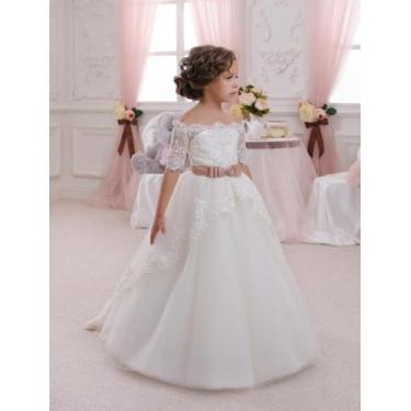Imagem de Vestido Infantil  cama de onra - Princesa