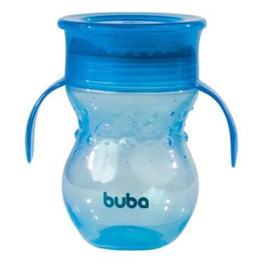 Imagem de Copo Infantil De Treinamento Com Alça 360 - Buba Baby, Azul