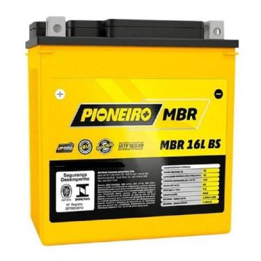 Imagem de Bateria Moto 15Ah MBR 16L BS VN 1500-P MEAN STREAK 02-03 - Pioneiro, M