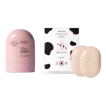 Imagem de Combo Presente Cuide-se Bem Deleite: Creme Para Mãos 45g + 2 Sabonetes